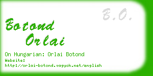 botond orlai business card